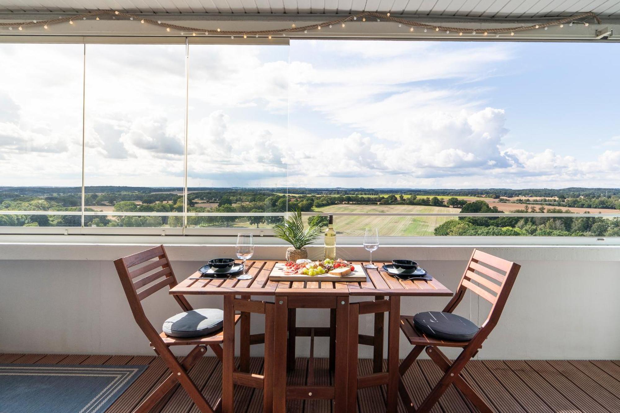 "Penthouse Wolke 12" Mit Unglaublichem Ausblick - Meerblick Sierksdorf Eksteriør billede